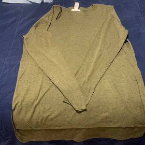 H&M Lightweight Olive Green Tunic